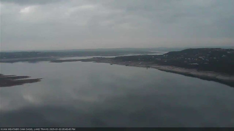 Lake Travis webcam, January 3, 2025 5:45 PM CT