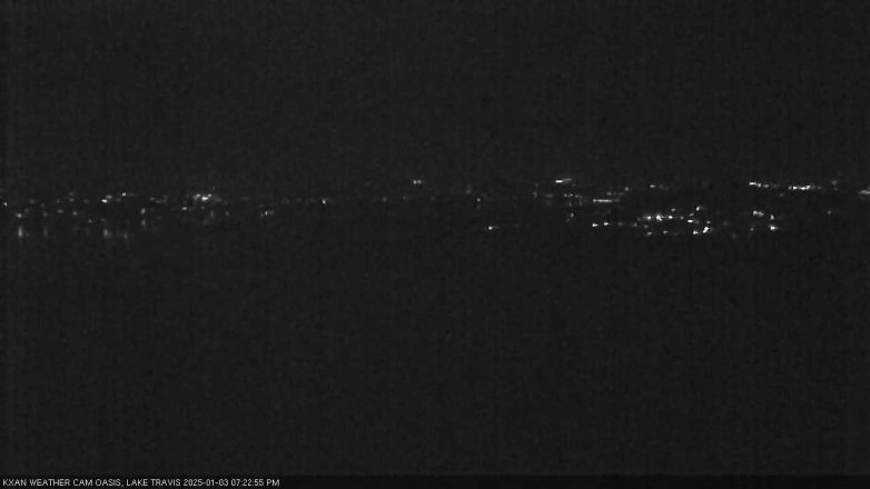 Lake Travis webcam, January 3, 2025 7:25 PM CT