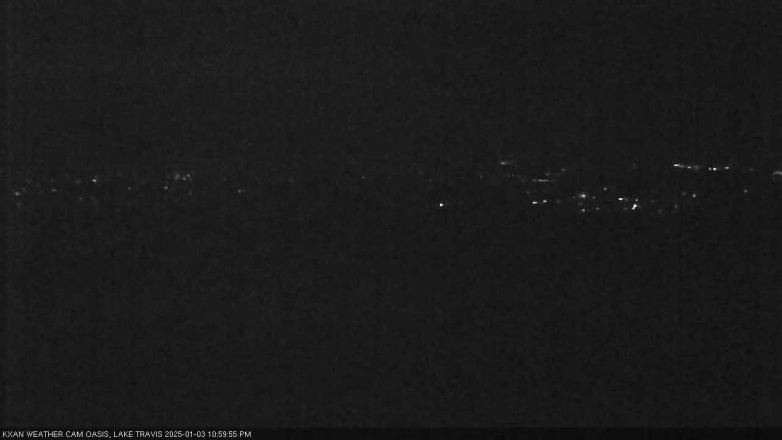 Lake Travis webcam, January 3, 2025 11:00 PM CT
