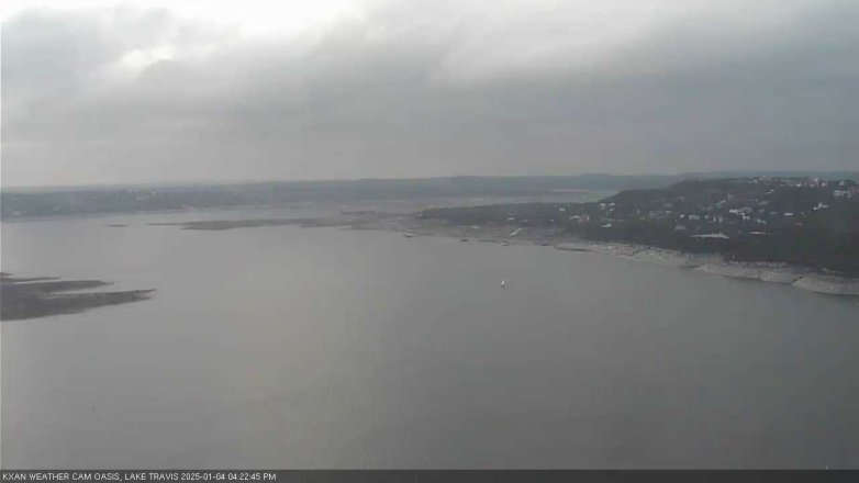 Lake Travis webcam, January 4, 2025 4:25 PM CT