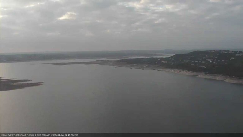 Lake Travis webcam, January 4, 2025 4:45 PM CT