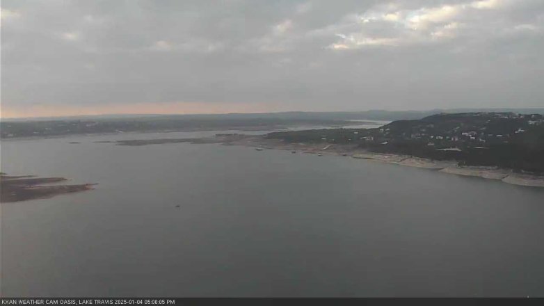 Lake Travis webcam, January 4, 2025 5:00 PM CT