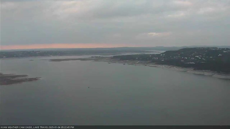 Lake Travis webcam, January 4, 2025 5:25 PM CT
