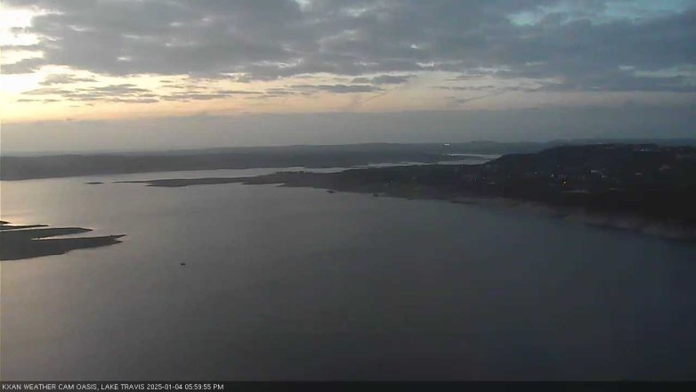 Lake Travis webcam, January 4, 2025 6:00 PM CT