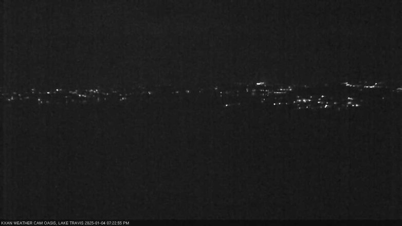 Lake Travis webcam, January 4, 2025 7:25 PM CT