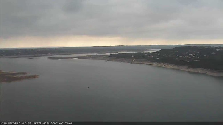 Lake Travis webcam, January 5, 2025 9:00 AM CT