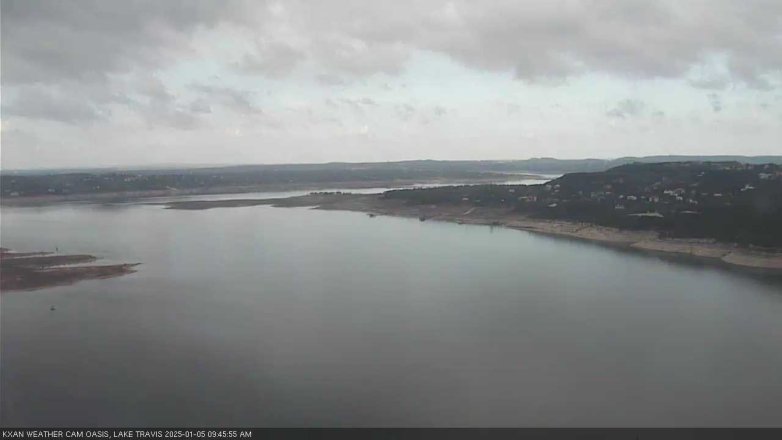 Lake Travis webcam, January 5, 2025 9:45 AM CT