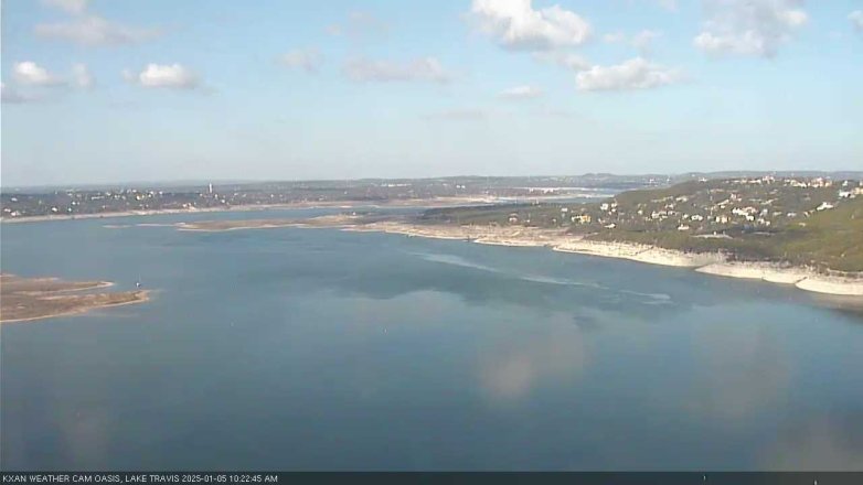 Lake Travis webcam, January 5, 2025 10:25 AM CT