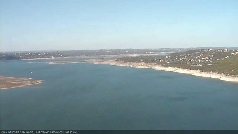 Lake Travis webcam, January 5, 2025 11:00 AM CT
