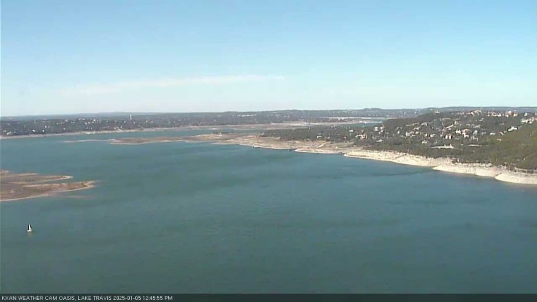 Lake Travis webcam, January 5, 2025 12:45 PM CT