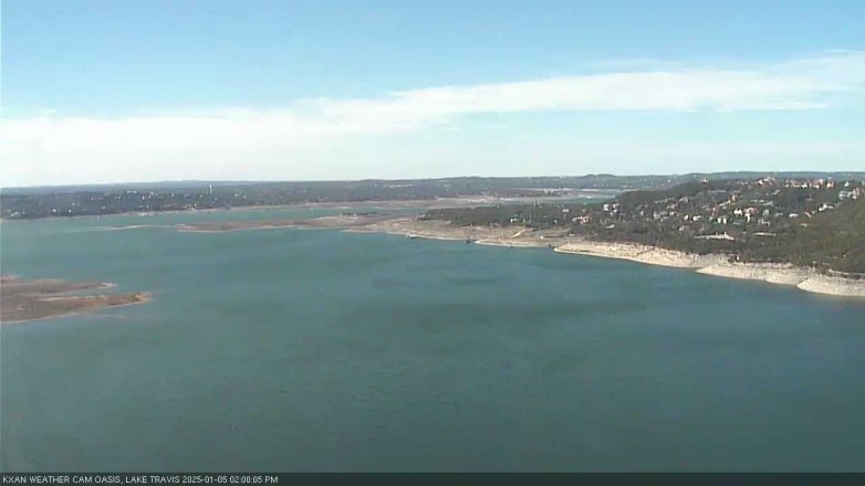 Lake Travis webcam, January 5, 2025 2:00 PM CT