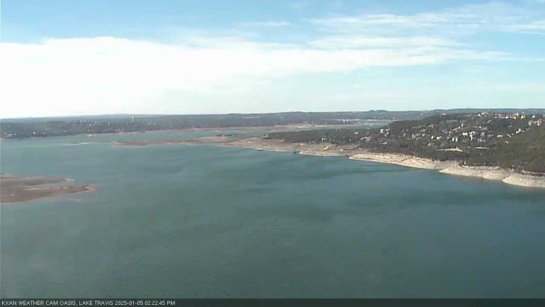 Lake Travis webcam, January 5, 2025 2:25 PM CT