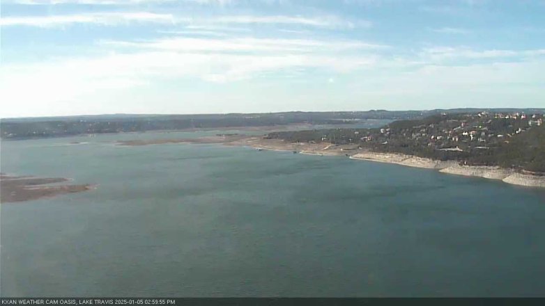 Lake Travis webcam, January 5, 2025 3:00 PM CT