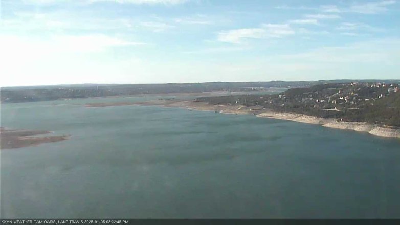 Lake Travis webcam, January 5, 2025 3:25 PM CT
