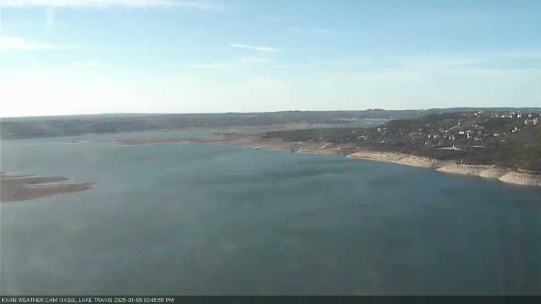 Lake Travis webcam, January 5, 2025 3:45 PM CT