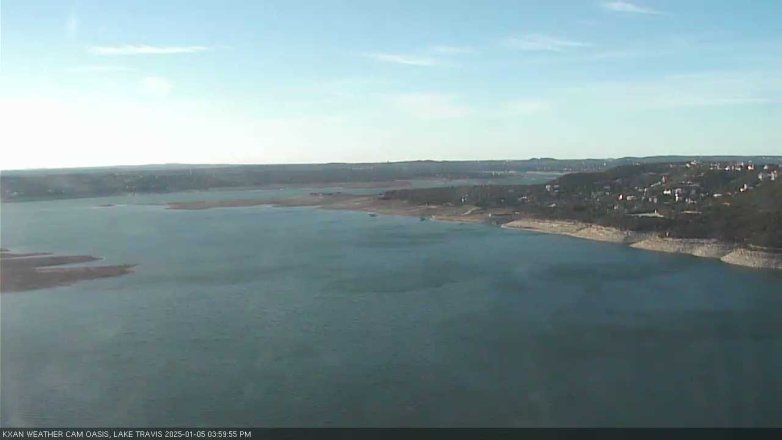 Lake Travis webcam, January 5, 2025 4:00 PM CT