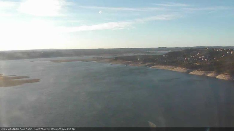 Lake Travis webcam, January 5, 2025 4:45 PM CT