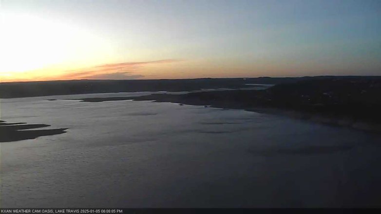 Lake Travis webcam, January 5, 2025 6:00 PM CT