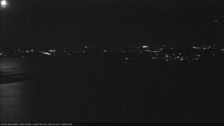 Lake Travis webcam, January 5, 2025 11:00 PM CT