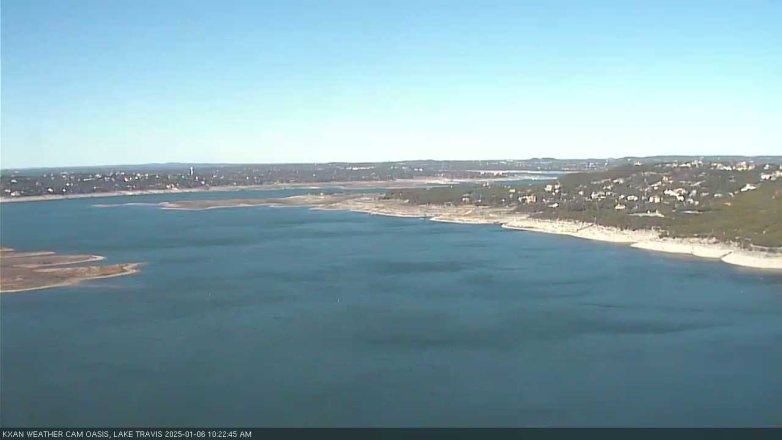 Lake Travis webcam, January 6, 2025 10:25 AM CT