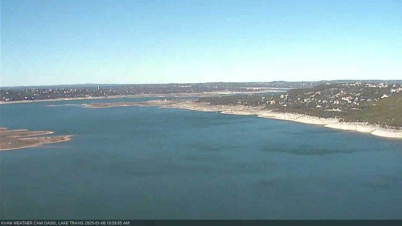 Lake Travis webcam, January 6, 2025 11:00 AM CT