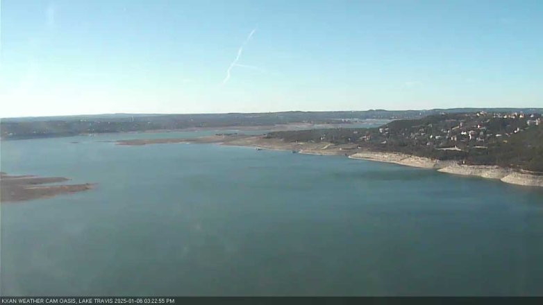 Lake Travis webcam, January 6, 2025 3:25 PM CT