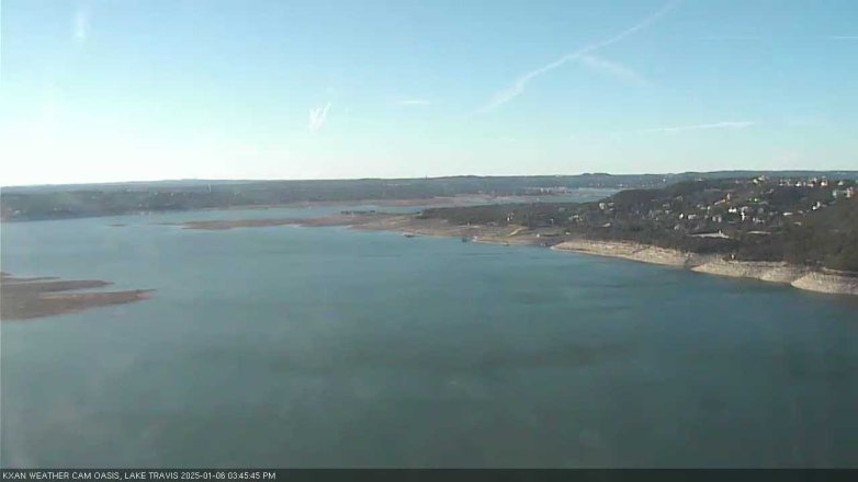 Lake Travis webcam, January 6, 2025 3:45 PM CT