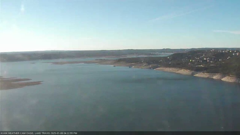 Lake Travis webcam, January 6, 2025 4:25 PM CT