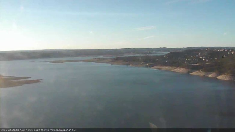 Lake Travis webcam, January 6, 2025 4:45 PM CT