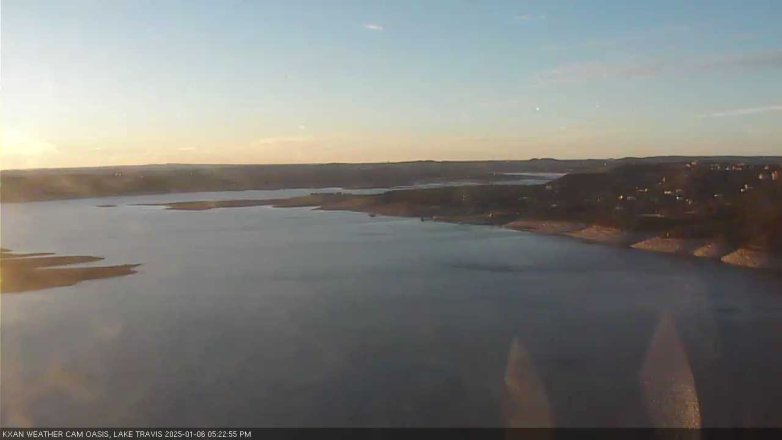 Lake Travis webcam, January 6, 2025 5:25 PM CT