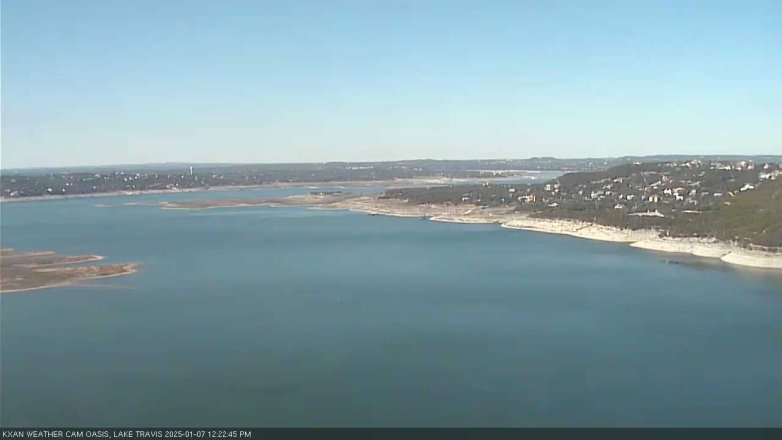 Lake Travis webcam, January 7, 2025 12:25 PM CT