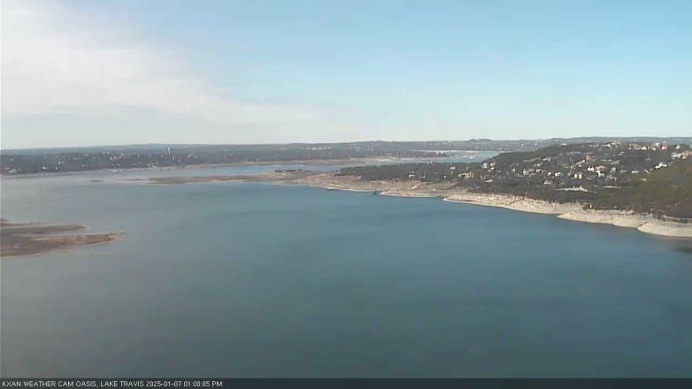 Lake Travis webcam, January 7, 2025 1:00 PM CT