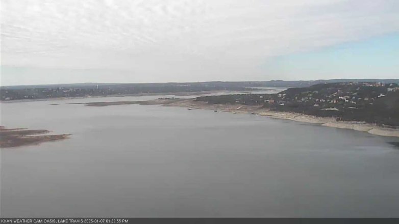 Lake Travis webcam, January 7, 2025 1:25 PM CT