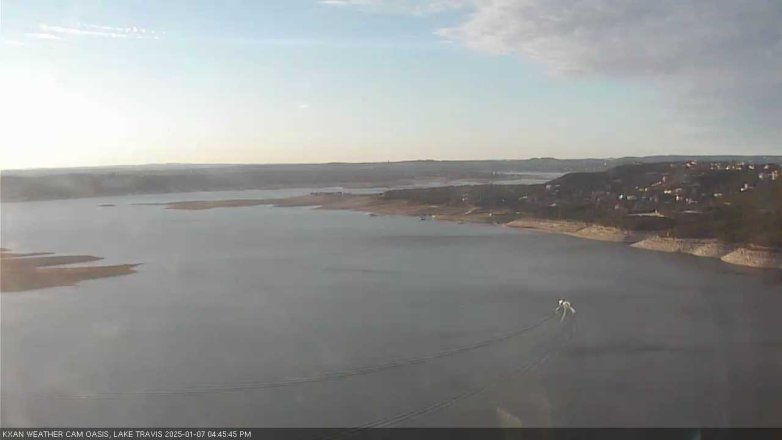 Lake Travis webcam, January 7, 2025 4:45 PM CT