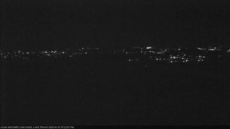 Lake Travis webcam, January 7, 2025 7:25 PM CT