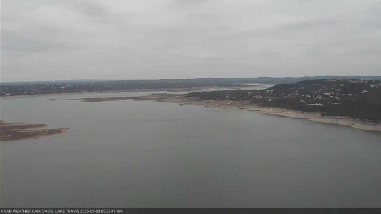 Lake Travis webcam, January 8, 2025 9:25 AM CT