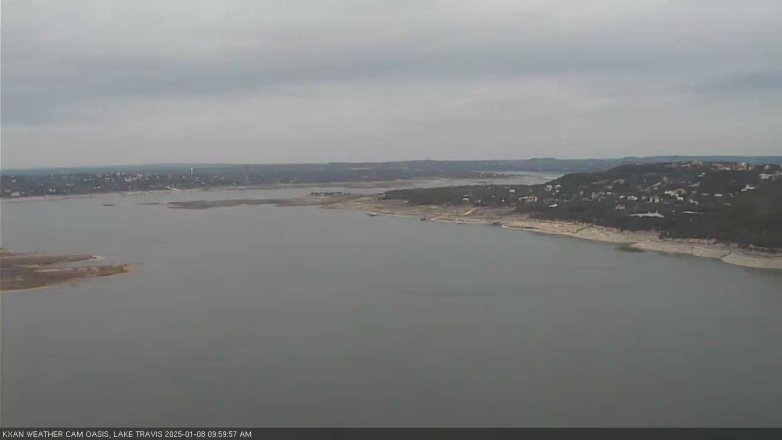 Lake Travis webcam, January 8, 2025 10:00 AM CT