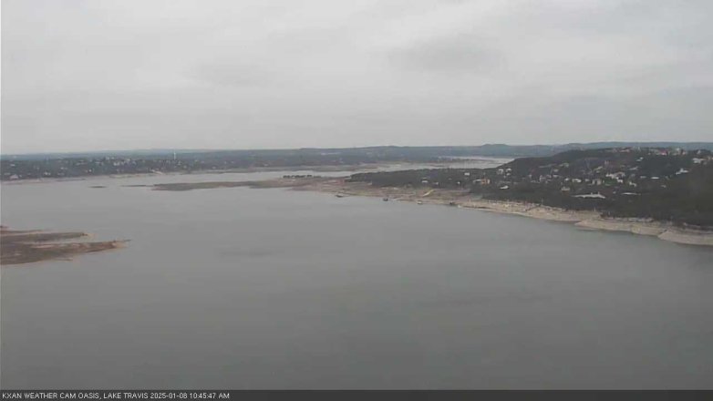 Lake Travis webcam, January 8, 2025 10:45 AM CT