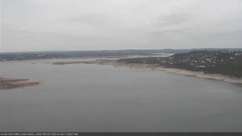 Lake Travis webcam, January 8, 2025 11:00 AM CT