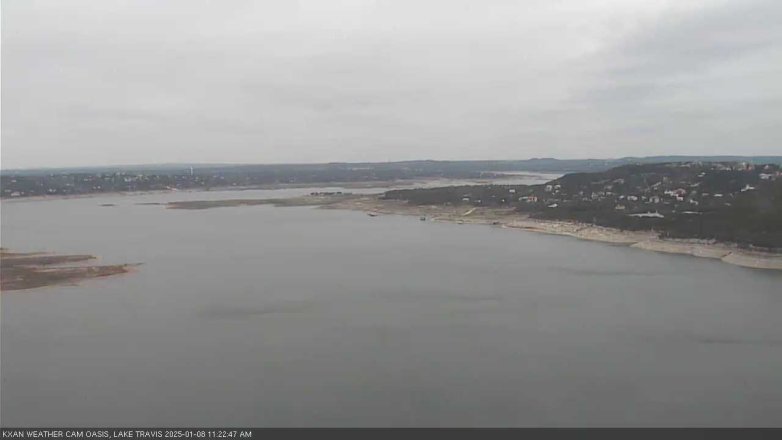 Lake Travis webcam, January 8, 2025 11:25 AM CT