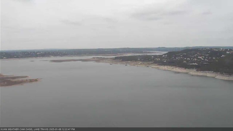 Lake Travis webcam, January 8, 2025 12:25 PM CT