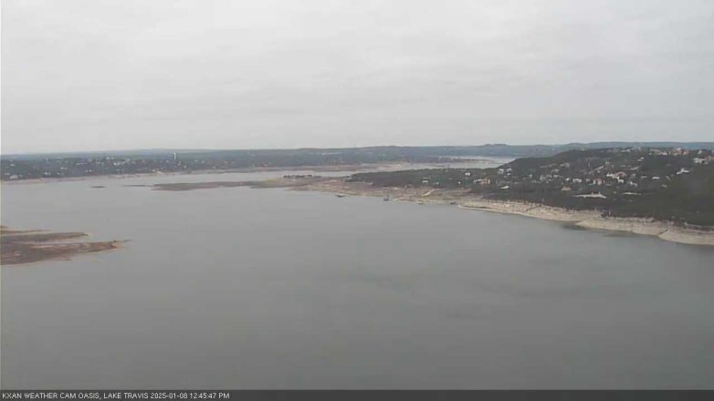 Lake Travis webcam, January 8, 2025 12:45 PM CT