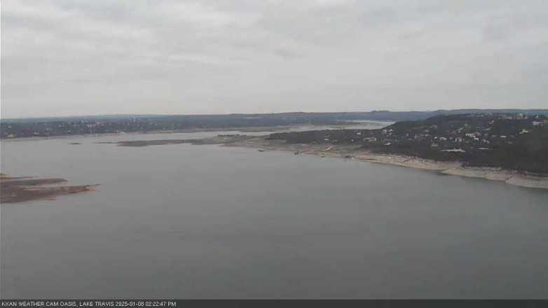 Lake Travis webcam, January 8, 2025 2:25 PM CT