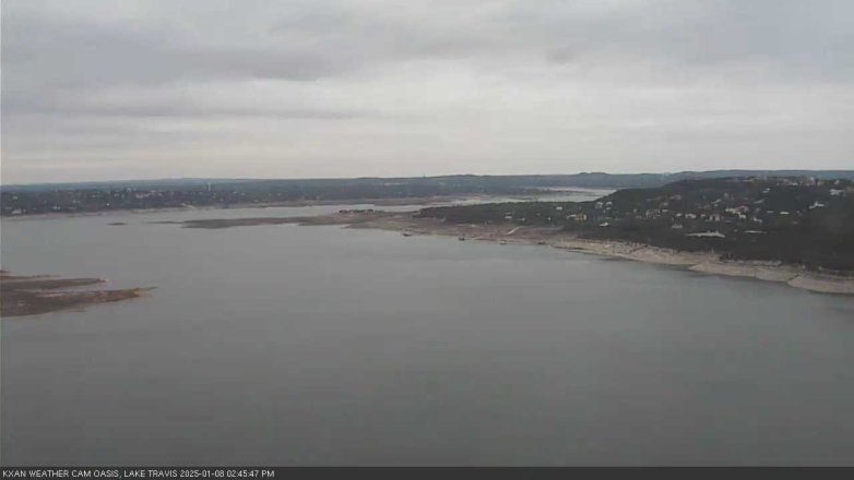 Lake Travis webcam, January 8, 2025 2:45 PM CT