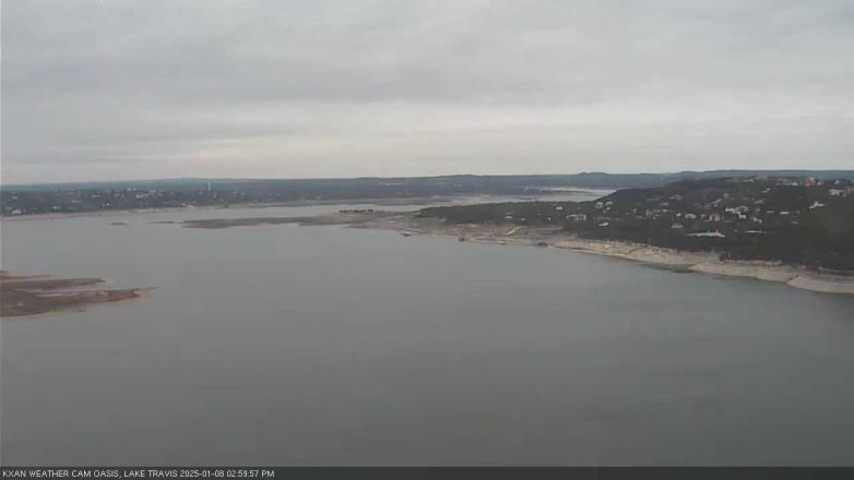 Lake Travis webcam, January 8, 2025 3:00 PM CT