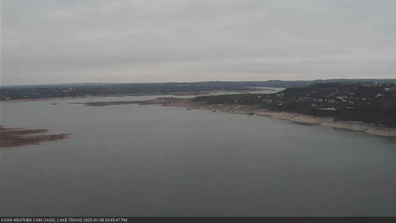 Lake Travis webcam, January 8, 2025 3:45 PM CT