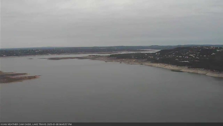 Lake Travis webcam, January 8, 2025 4:45 PM CT