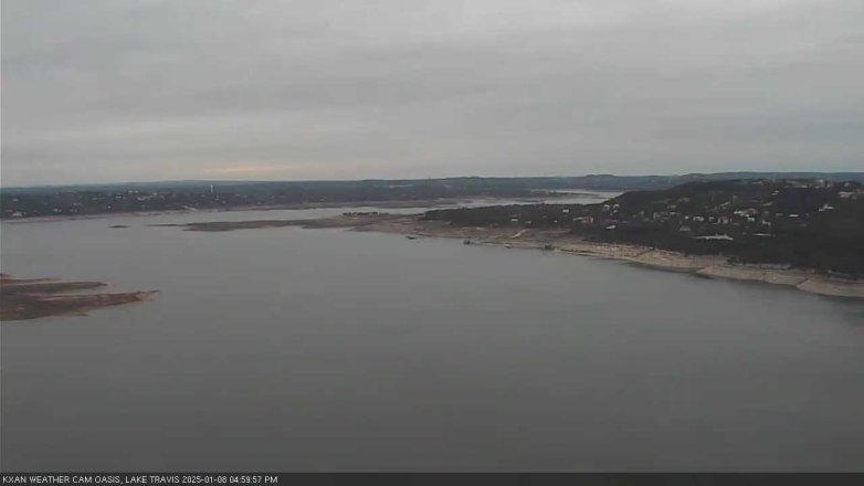 Lake Travis webcam, January 8, 2025 5:00 PM CT