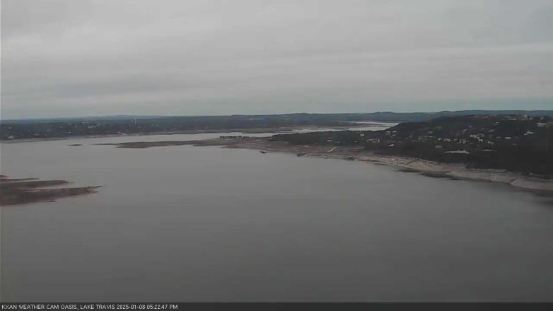 Lake Travis webcam, January 8, 2025 5:25 PM CT