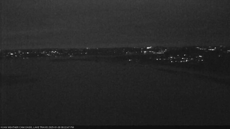 Lake Travis webcam, January 8, 2025 6:25 PM CT